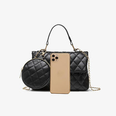 Quilted Crossbody Bag Shoulder Satchel Women's Handbag & Purse