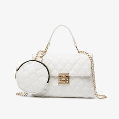 Quilted Crossbody Bag Shoulder Satchel Women's Handbag & Purse