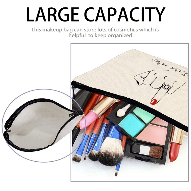 Finger Pattern Makeup Bag Waterproof Toiletry Bag