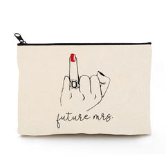 Finger Pattern Makeup Bag Waterproof Toiletry Bag