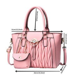 Rhombus Quilted Shoulder Bag Crossbody Hand Bag