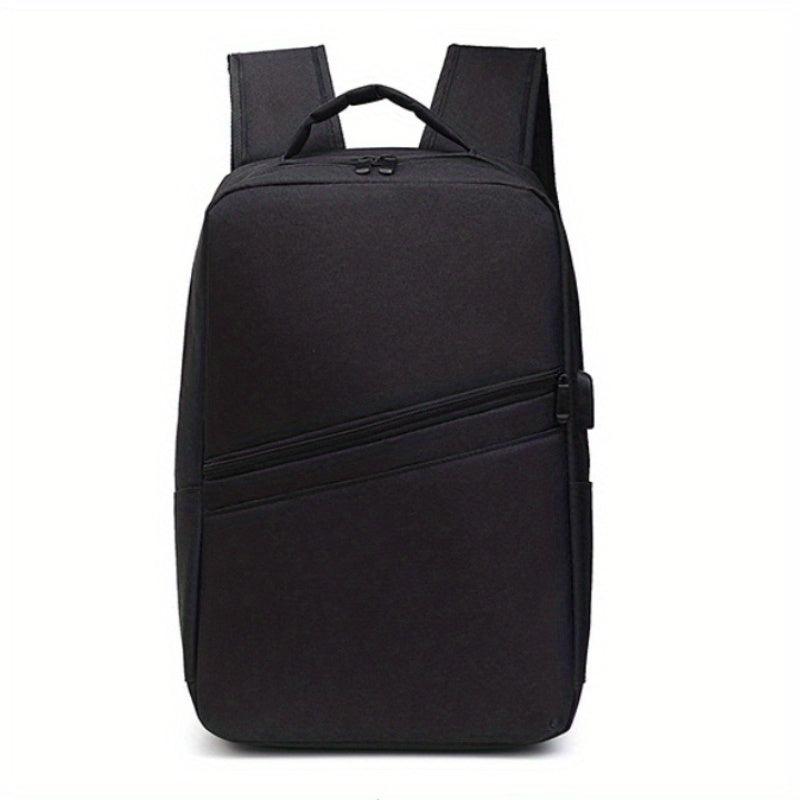Casual Colorblock Business Trip Bag Versatile Laptop Storage Backpack
