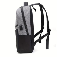 Casual Colorblock Business Trip Bag Versatile Laptop Storage Backpack
