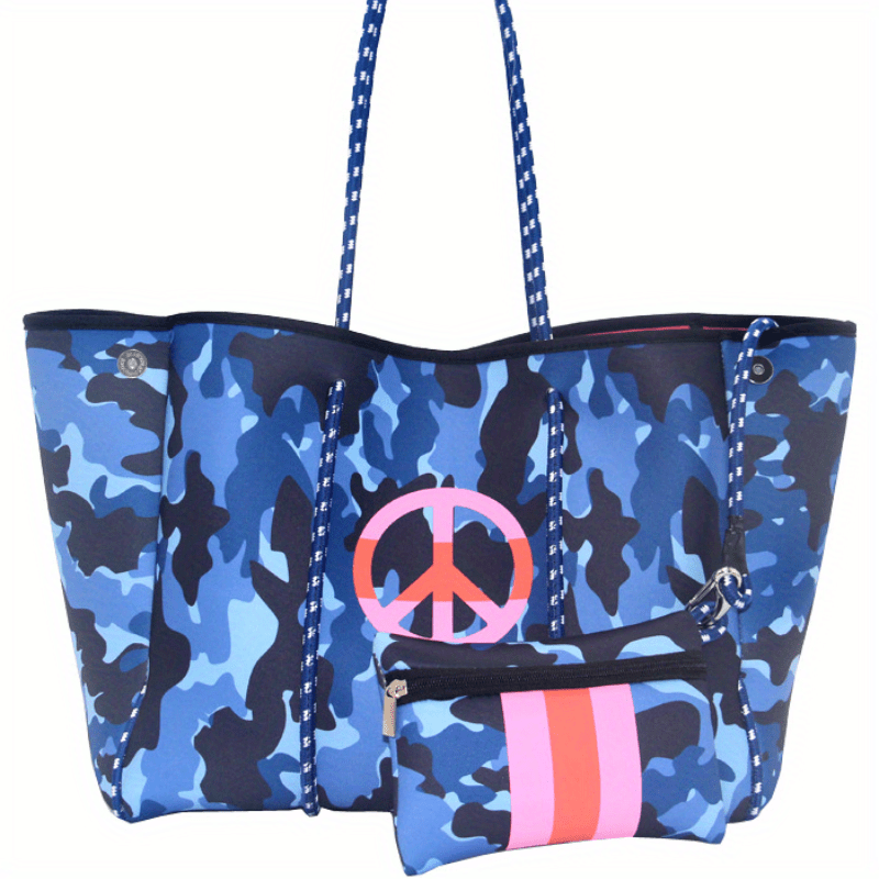 Large Capacity Waterproof Shoulder Bag Multifunctional Tote Bag
