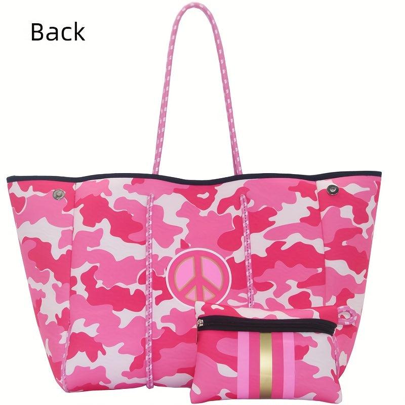 Large Capacity Waterproof Shoulder Bag Multifunctional Tote Bag