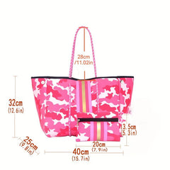 Large Capacity Waterproof Shoulder Bag Multifunctional Tote Bag