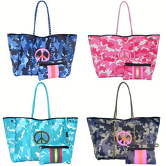 Large Capacity Waterproof Shoulder Bag Multifunctional Tote Bag