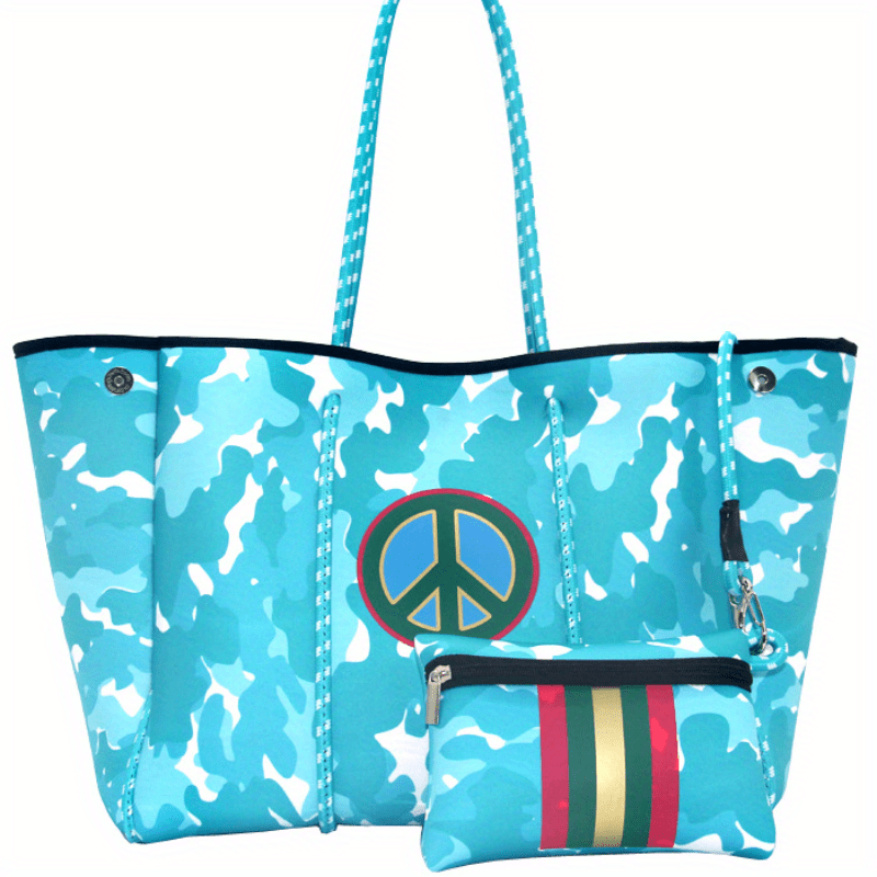 Large Capacity Waterproof Shoulder Bag Multifunctional Tote Bag