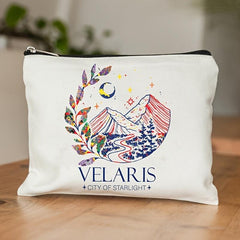 City Of Starlight Pattern Cosmetic Bag Travel Toiletry Portable Pouch