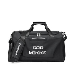 Large Capacity Sports Handbag Letter Pattern Colorblock Duffle Bag