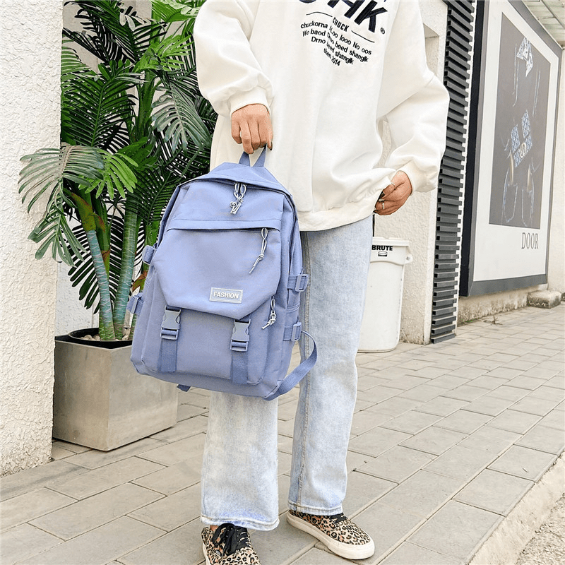 Large Capacity School Bag Women's Student Junior High School Girl Backpack