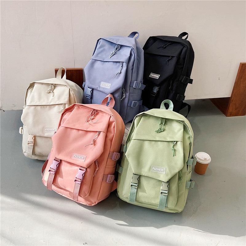 Large Capacity School Bag Women's Student Junior High School Girl Backpack