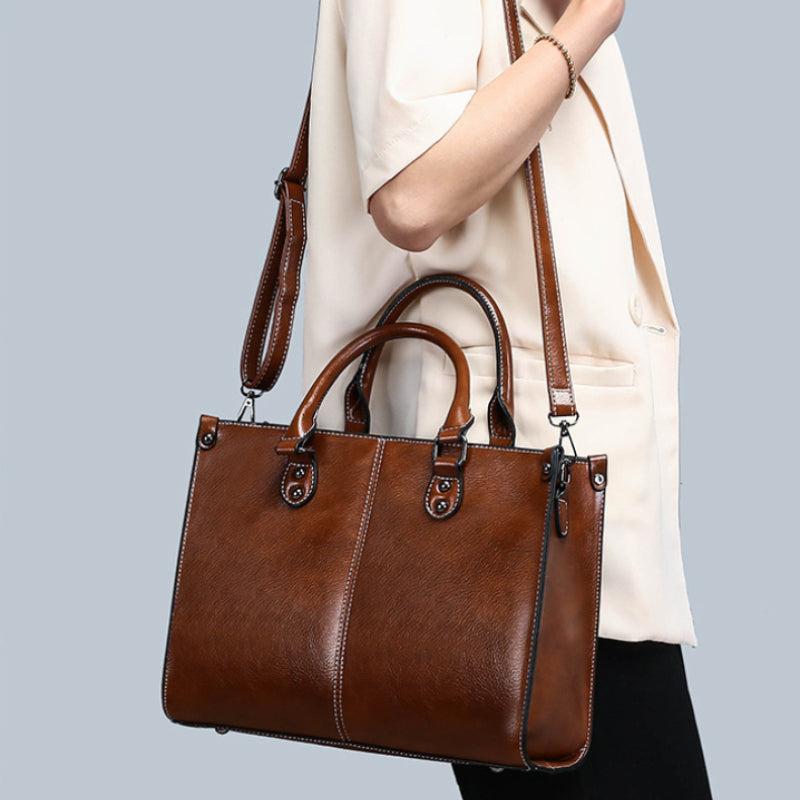 3PCS Vintage Tote Bag Large Capacity Women's Classic Purse & Handbag