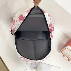 3Pcs Tie Dye Backpack Set School Bag Crossbody Bag Pencil Case