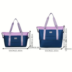 Portable Foldable Duffle Bag for Travel & Fitness Storage