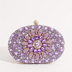 Glitter Rhinestone Clutch Bag Evening Party Bag