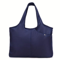 Minimalist Large Capacity Shoulder Bag Solid Handbag For Travel