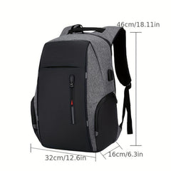 Large Capacity Laptop Backpack with USB Charging