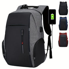 Large Capacity Laptop Backpack with USB Charging