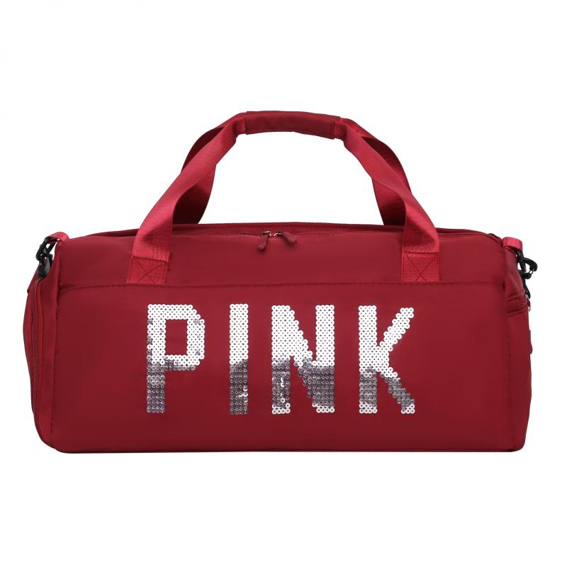 Sequins Decor Sports Bag Large Capacity Duffle Bag for Travel