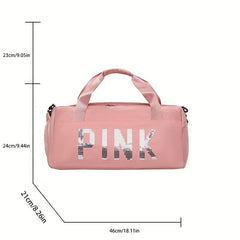 Sequins Decor Sports Bag Large Capacity Duffle Bag for Travel
