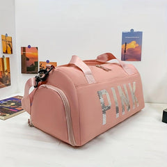 Sequins Decor Sports Bag Large Capacity Duffle Bag for Travel