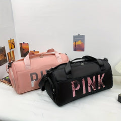 Sequins Decor Sports Bag Large Capacity Duffle Bag for Travel