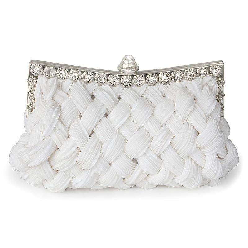 Rhinestone Decor Evening Bag Women's Handbag Purse Chain for Party Wedding