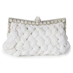 Rhinestone Decor Evening Bag Women's Handbag Purse Chain for Party Wedding