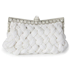 Rhinestone Decor Evening Bag Women's Handbag Purse Chain for Party Wedding