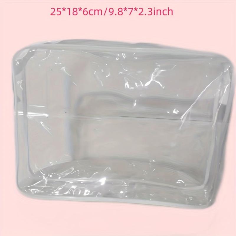 Transparent Portable Cosmetics Bag Waterproof Toiletry Travel Storage Bag