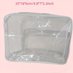 Transparent Portable Cosmetics Bag Waterproof Toiletry Travel Storage Bag