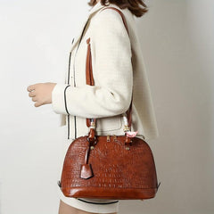 3pcs Crocodile Embossed Bag Set - Women's Office Handbags With Clutch & Card Hol