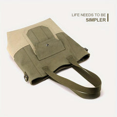 Large Capacity Canvas Tote Bag Women's Handbag & Purse