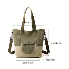 Large Capacity Canvas Tote Bag Women's Handbag & Purse