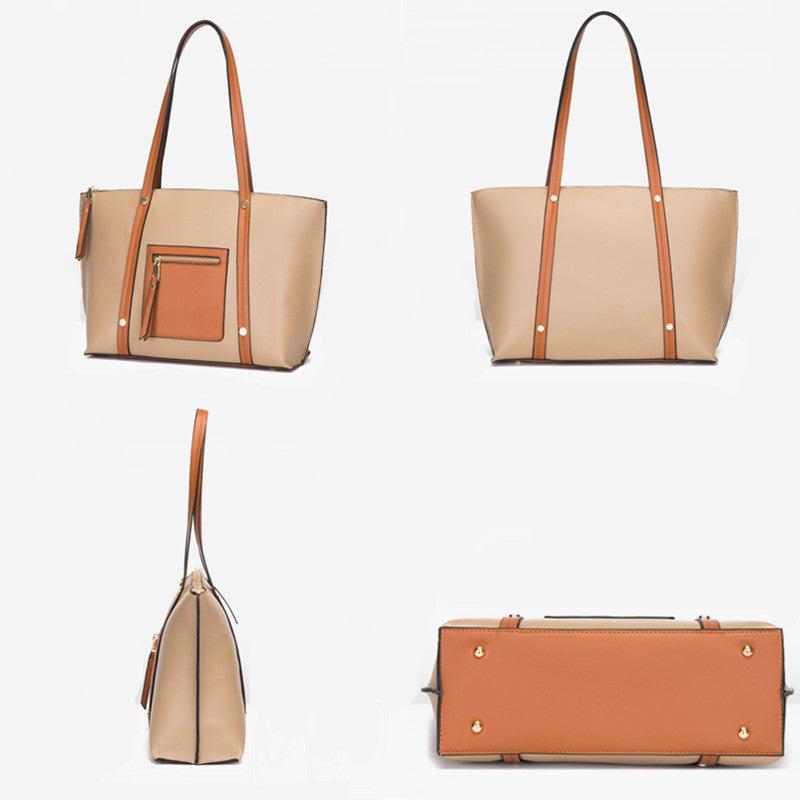 3PCS Vintage Classic Tote Bag Shoulder Satchel Purse