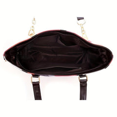 Plaid Bag Set Tote Handbag Shoulder Clutch Wallets