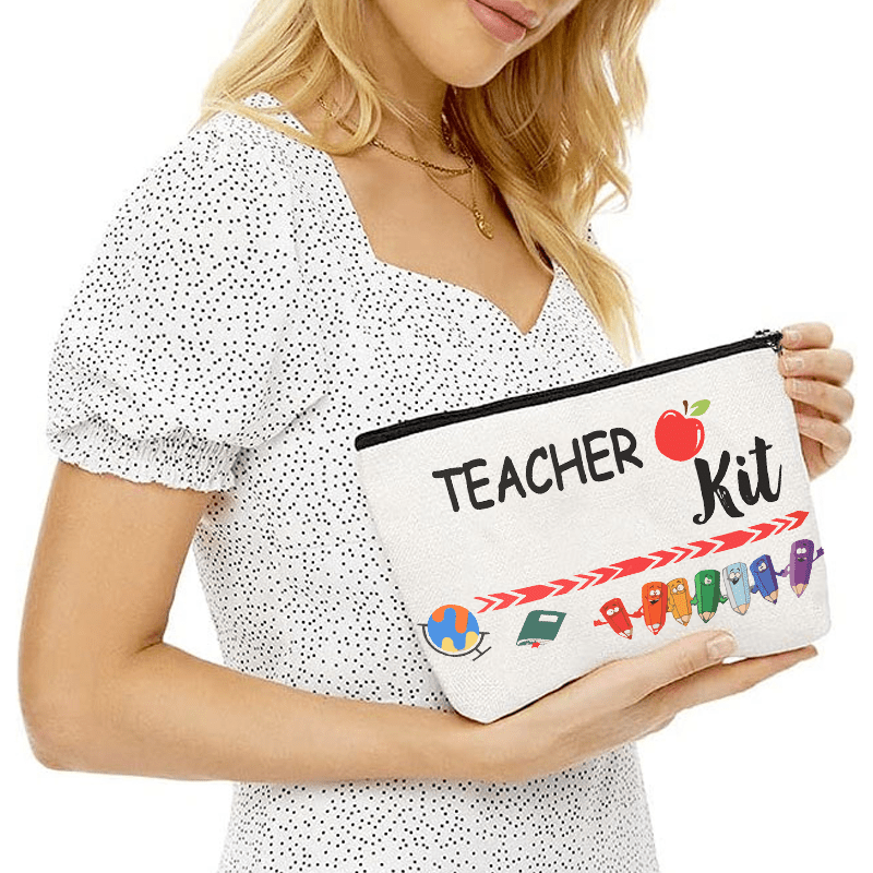 Waterproof Graduation Words Print Makeup Bag