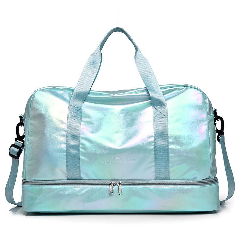 Large Capacity Carry on Tote Nylon Lightweight Luggage Weekender Bag