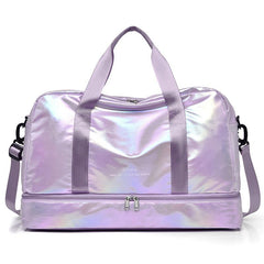 Large Capacity Carry on Tote Nylon Lightweight Luggage Weekender Bag