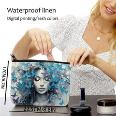 Butterfly Woman Makeup Toiletry Bag Waterproof Cosmetic Organizer Travel Wash