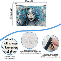 Butterfly Woman Makeup Toiletry Bag Waterproof Cosmetic Organizer Travel Wash