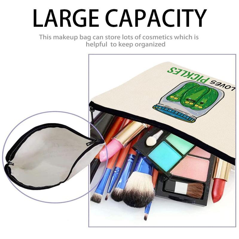 Cucumber Makeup Kit Waterproof Cosmetic Bag