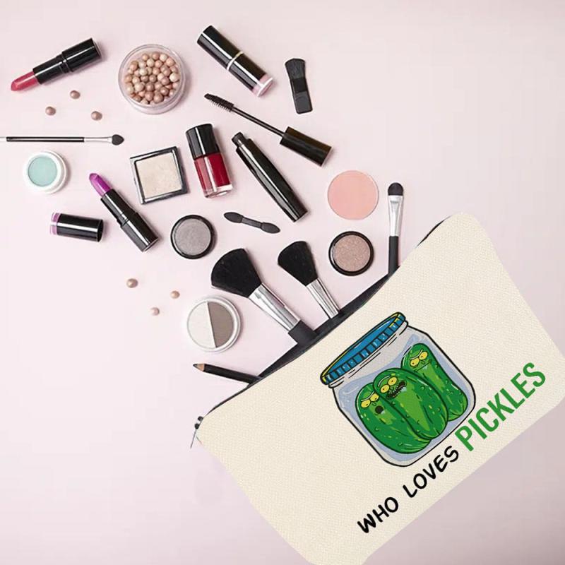 Cucumber Makeup Kit Waterproof Cosmetic Bag