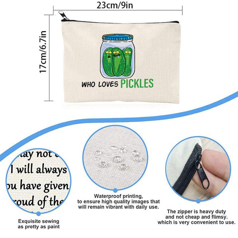 Cucumber Makeup Kit Waterproof Cosmetic Bag
