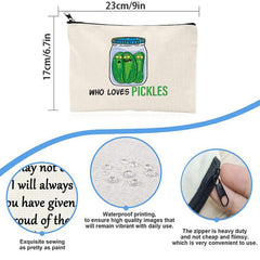 Cucumber Makeup Kit Waterproof Cosmetic Bag