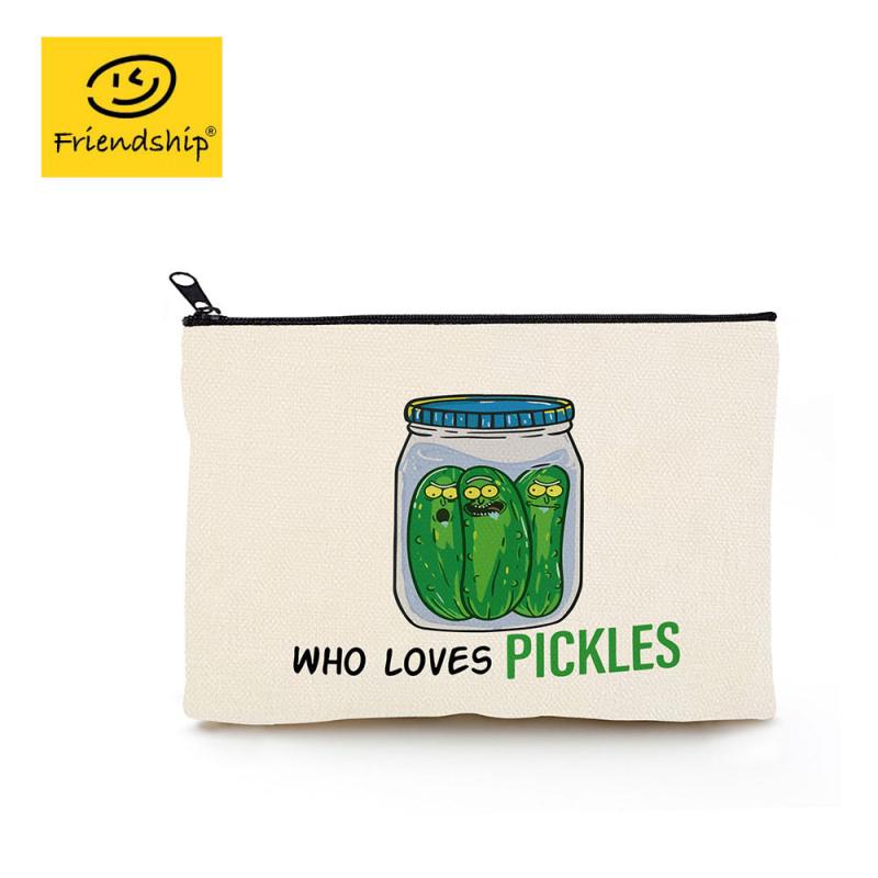 Cucumber Makeup Kit Waterproof Cosmetic Bag