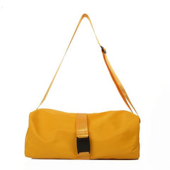 Casual Sports Zipper Bag Stylish Barrel Bag Lightweight Shoulder Bag