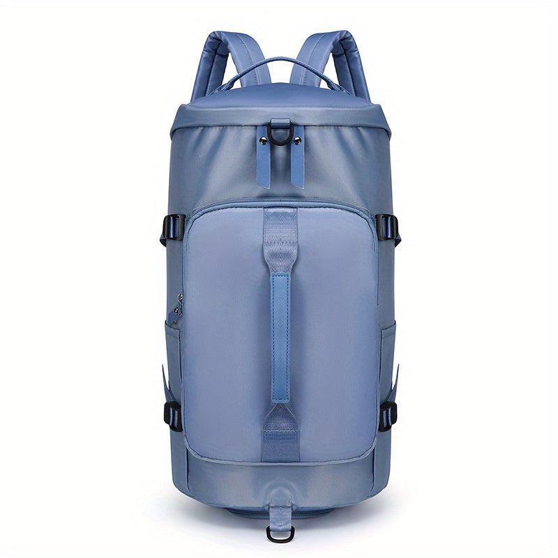 Large Capacity Barrel Backpack Nylon Durable Lightweight Travel Backpack