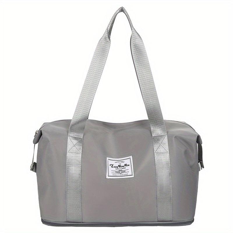 Large Capacity Carry on Tote Nylon Lightweight Luggage Weekender Bag